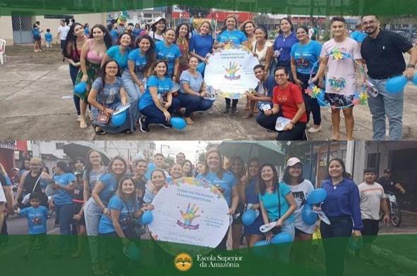 Caminhada de conscientização sobre o Autismo