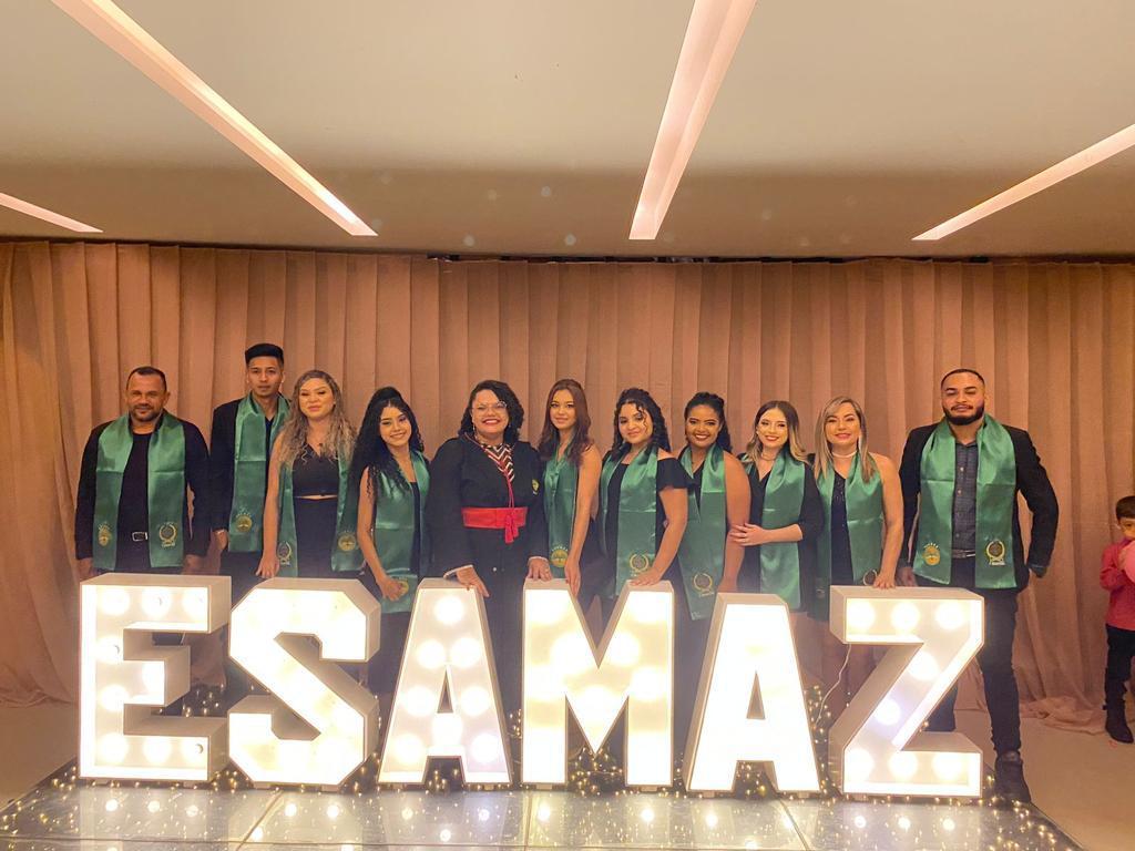 Alunos do curso de Direito da Esamaz participam da Cerimônia de Outorga da Faixa