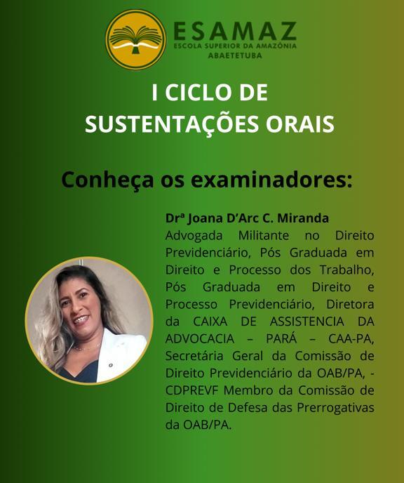 Desenvolvendo a Eloquência Jurídica: Curso de Direito da Esamaz Abaetetuba realiza o 1º Ciclo de Sustentações Orais