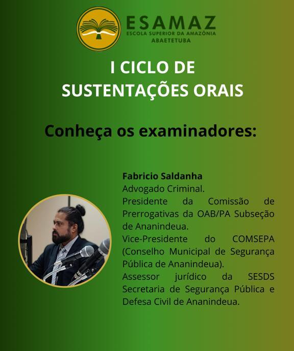 Desenvolvendo a Eloquência Jurídica: Curso de Direito da Esamaz Abaetetuba realiza o 1º Ciclo de Sustentações Orais