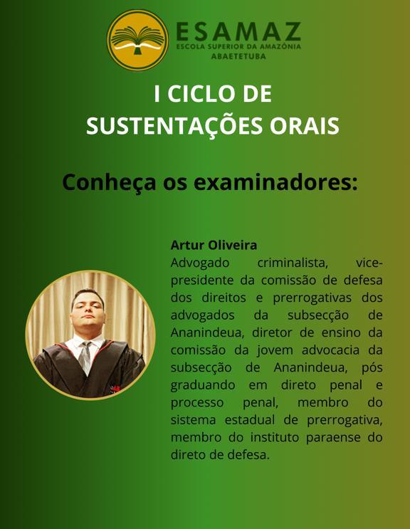 Desenvolvendo a Eloquência Jurídica: Curso de Direito da Esamaz Abaetetuba realiza o 1º Ciclo de Sustentações Orais