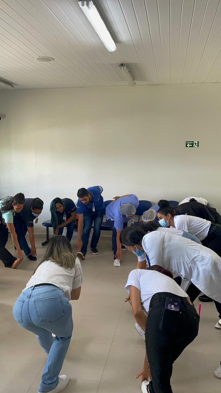 Alunos de Psicologia da ESAMAZ ABAETETUBA contribuem para o sucesso da Semana de Promoção à Saúde no Hospital Regional Santa Rosa