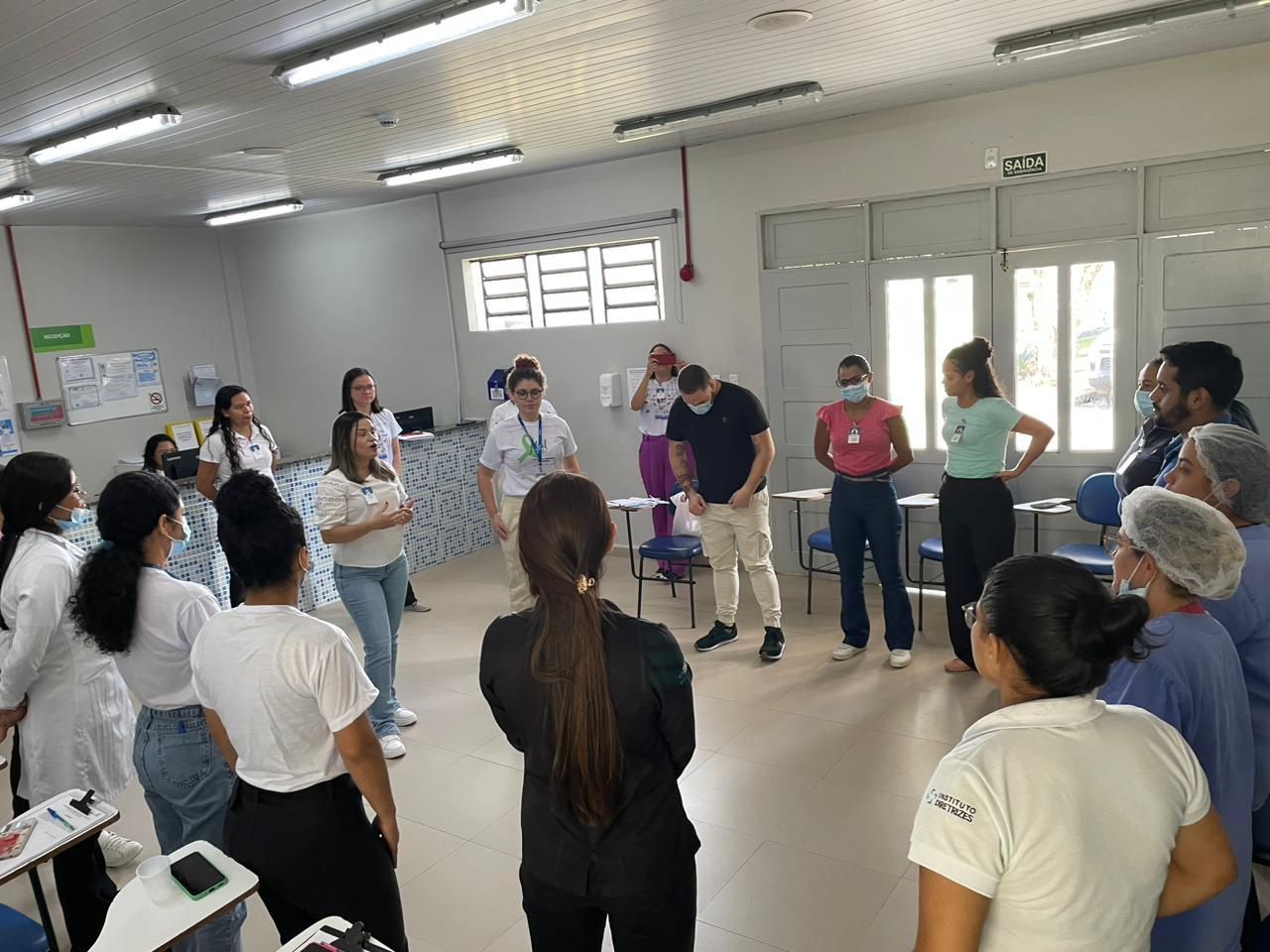 Alunos de Psicologia da ESAMAZ ABAETETUBA contribuem para o sucesso da Semana de Promoção à Saúde no Hospital Regional Santa Rosa