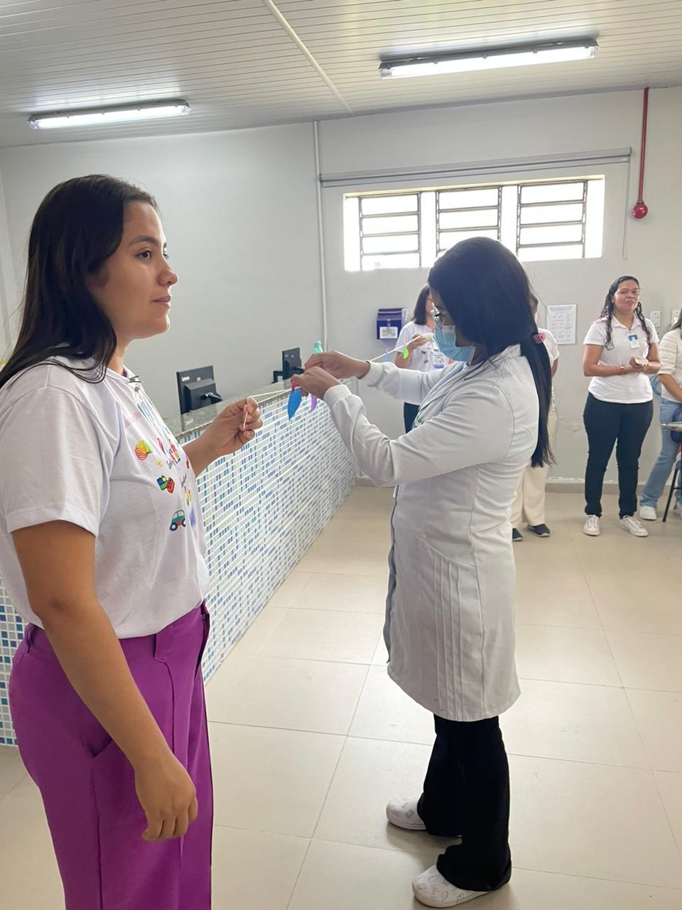 Alunos de Psicologia da ESAMAZ ABAETETUBA contribuem para o sucesso da Semana de Promoção à Saúde no Hospital Regional Santa Rosa